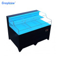 fresh seafood display movable fish tank